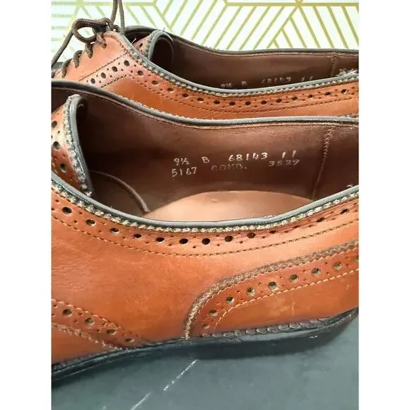 Allen Edmonds Men's Brown Leather OxfordsSize 9.5 B